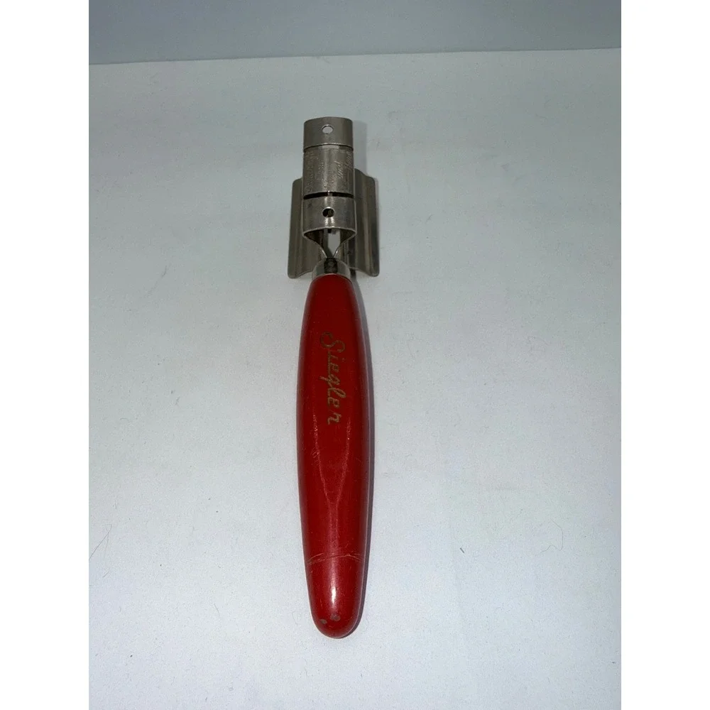 Knife Sharpener Red Vintage Siegler Warm Floor Heaters Promo Tool